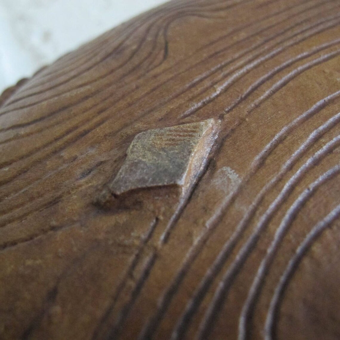 Vintage Faux Wood Grain Resin Tray Fall Leaves and Grapes Etsy