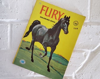 Vintage Fury the Horse Coloring Book