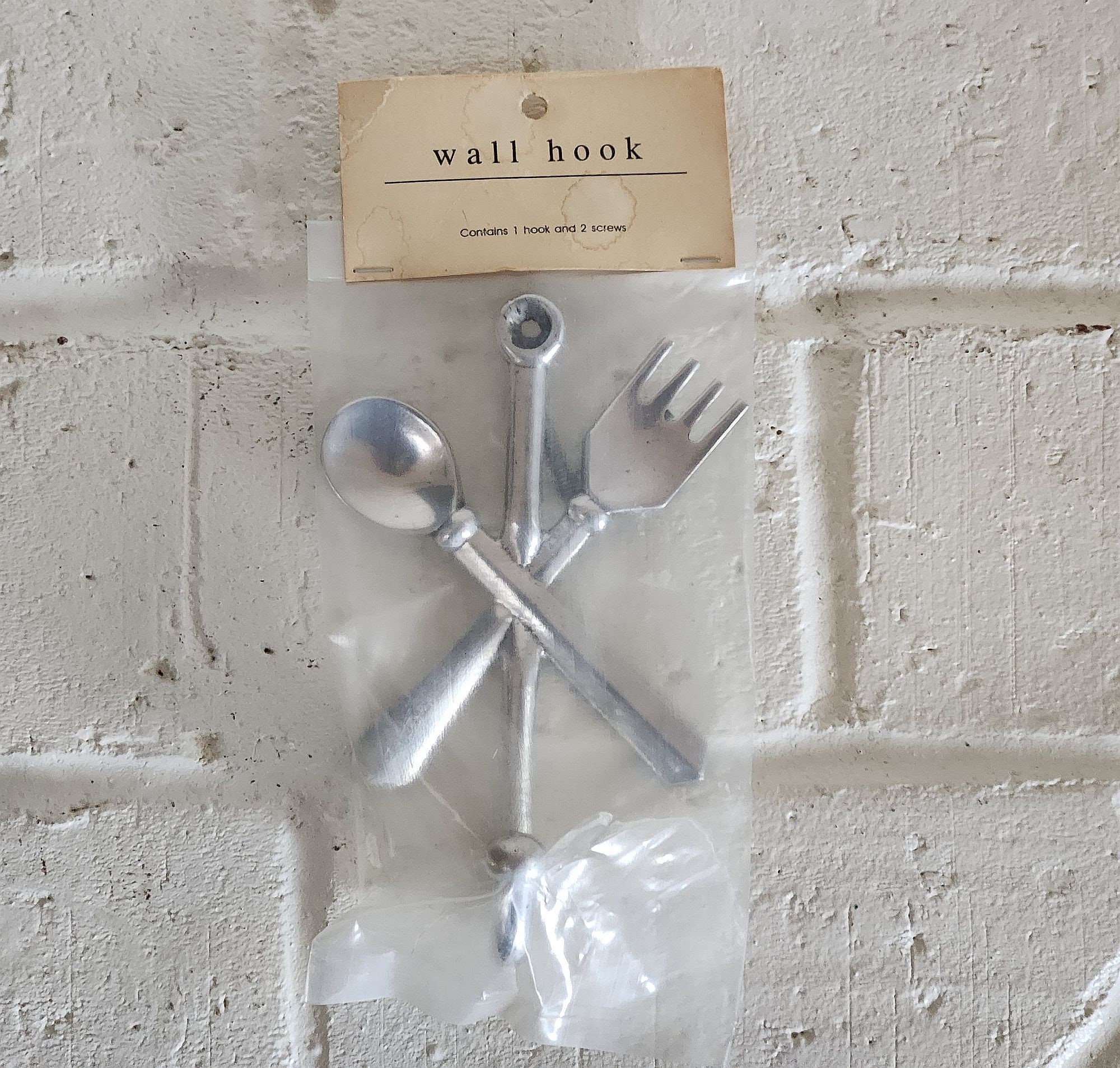 Vintage Knife Fork Spoon Drawer Pulls and Pier 1 Wall Hook NOS Etsy