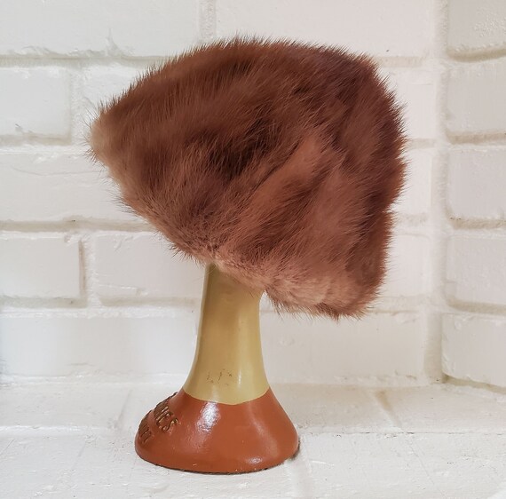 Vintage Mink Hat by Lora - Etsy display picture 3