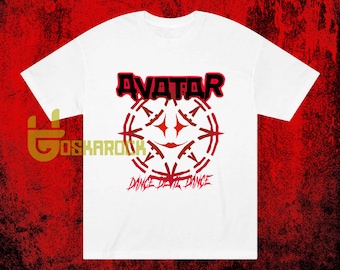 Koszulka zespołu Avatar - Koszulka z motywem tańca Avatar Dance Devil Dance, koszulka z gadżetami retro heavy metalowymi, koszulka unisex z muzyką