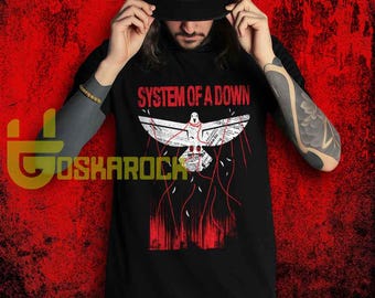 Koszulka System Of A Down, Koszulka koncertowa Mezmerize Album, Koszulka z prezentem dla fana klasycznego metalcore'u