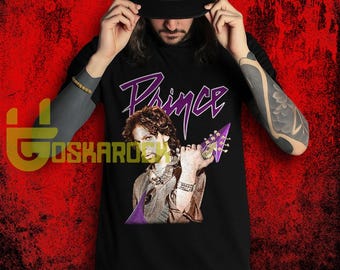 Koszulka Prince The Revolution, Koszulka Purple Rain, Koszulka z gadżetami retro R&B Pop Rock, Koszulka muzyczna unisex