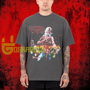 Camiseta Comfort Colors de Cannibal Corpse, Merchandising de bandas de death metal, Merchandising de Cannibal Corpse, Camiseta de metal, Regalo para amantes del metal, Camiseta de música