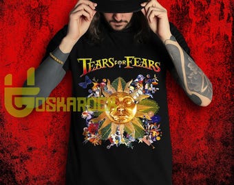 Koszulka Tears for Fears, koszulka z gadżetami zespołu retro pop rock, koszulka unisex z muzyką