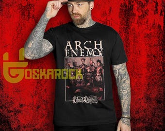Koszulka zespołu Arch Enemy, koszulka Arch Enemy Blood Dynasty, koszulka retro melodyjnego death metalu z lat 90., koszulka unisex z muzyką