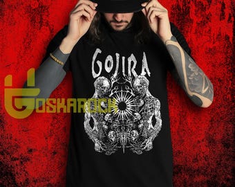 Gojira Skull T Shirt, 90s Retro Heavy Metal Band Shirt, Music Unisex T-Shirt