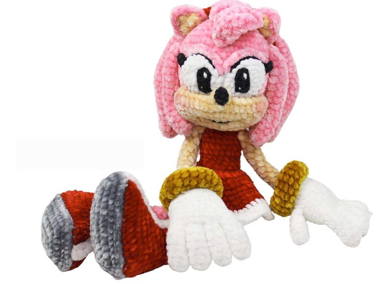 Pink Rascal Crochet Pattern, Cute Plush Toy Tutorial PDF, Amigurumi ...