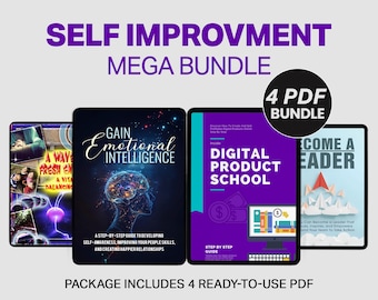 Personal Development eBook Bundle, Leadership, Marketing, Business Skills (PDF Download)