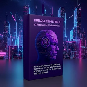Ai Automation Side Hustle Guide, Launch & Grow Profitable Online Business, No-Code Workflows, Passive Income Strategies for Beginners eBook