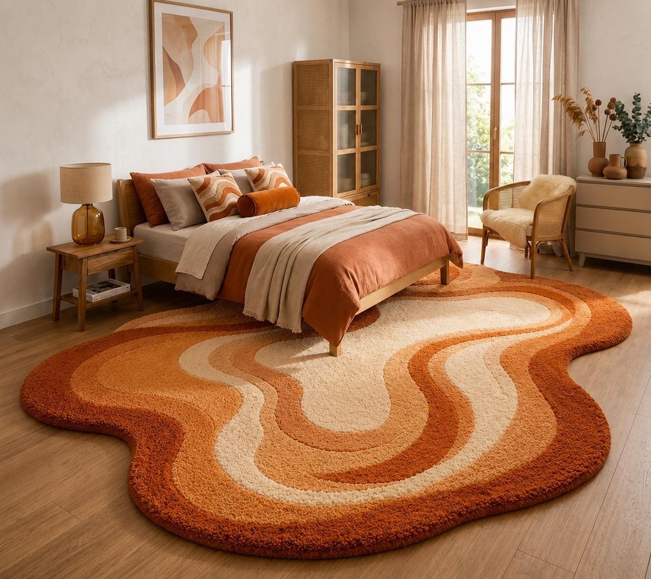 Orange 70s Carpet - Etsy