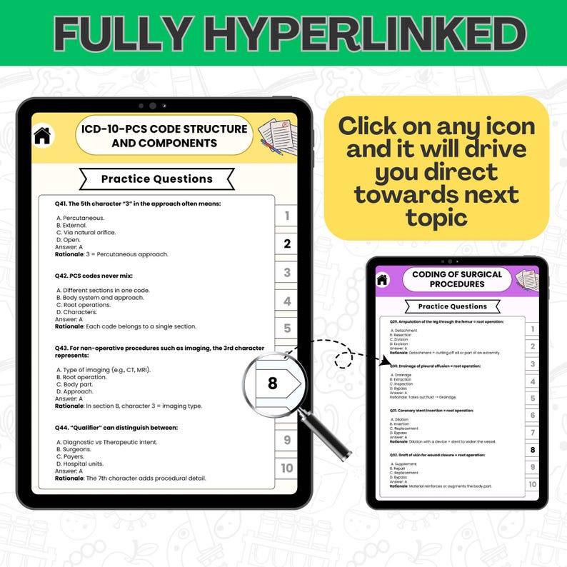 ICD-10-PCS Practice Test 2026 - 2027: 520+ Exam Questions - 132+ Pages ...