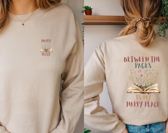Retro Book Lover Gift, Reading Sweatshirt, Sweater Just One More Chapter, Books Club Matching Sweater, Elementary Teacher Shirt