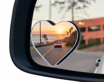 Heart Shaped Blind Spot Mirror Set (2 Pieces)