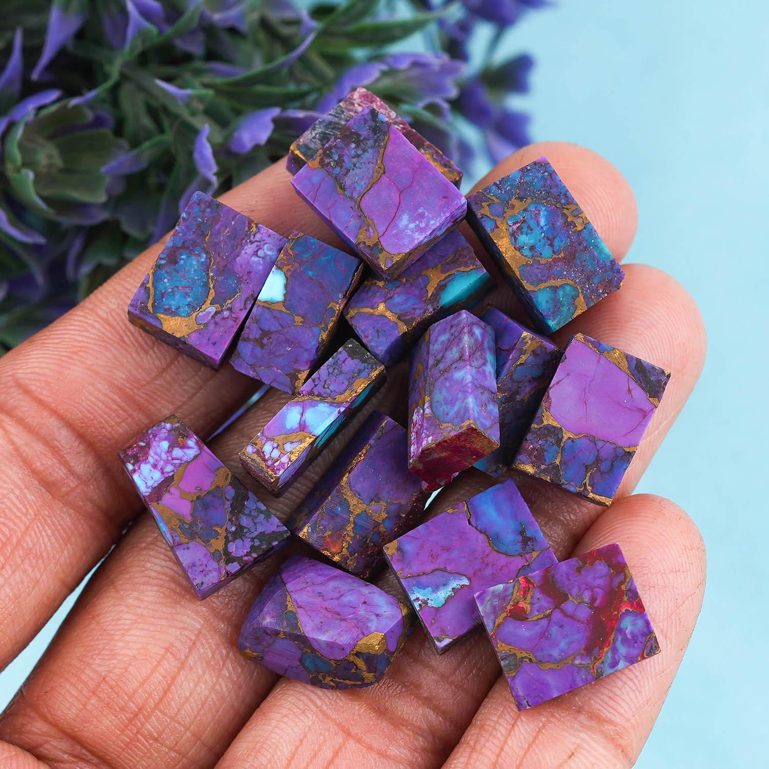 Natural Purple Copper Turquoise Rough Diy Craft 12-14 MM 10 Pieces - Etsy