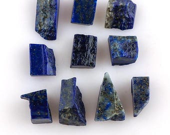 天然ラピスラズリ原石50個：穴あけ加工なしの宝石（6～8mm） - Etsy 日本