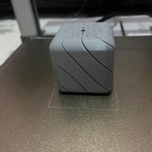 Twist Puzzle Cube STL, Transforming Fidget Cube, Satisfying Desk Toy 3D Print