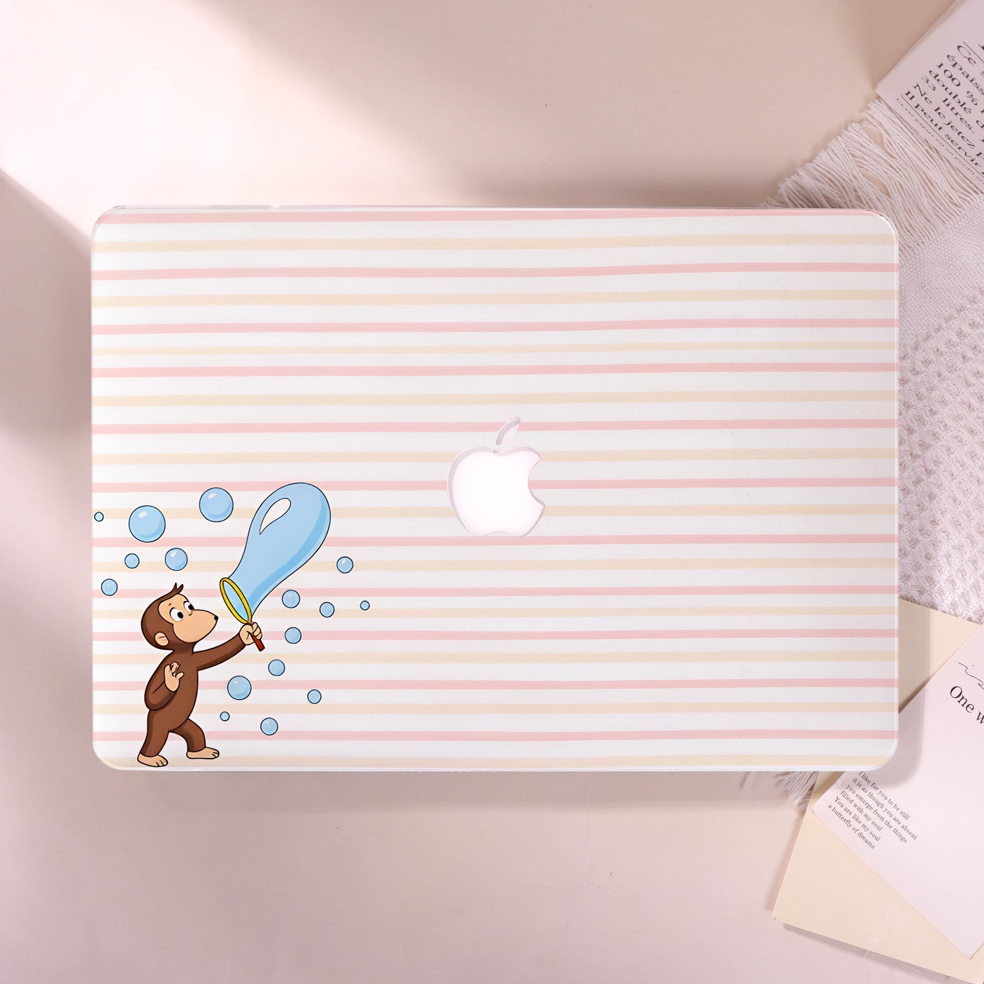 【おさるのジョージ】Apple MacBook Air 2020 Curious George Laptop Case - Etsy