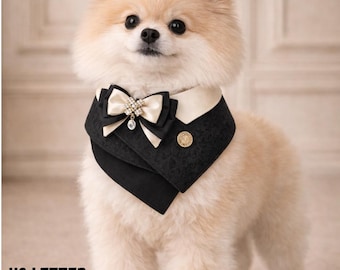 Hondenbandanapatroon, halsbandpatroon huisdier, naaipatroon kattenbandana, XS-2XL