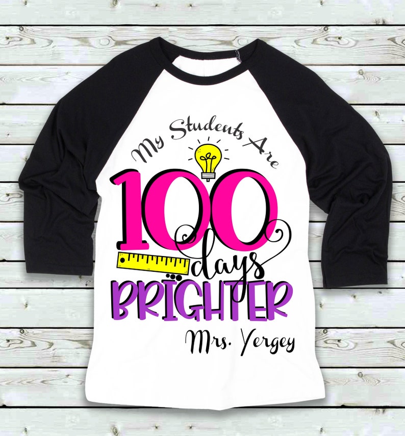 Teacher 100 Days of School Shirt 100th Day of School Teacher Etsy