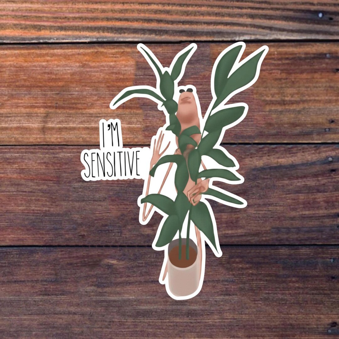 I'm Sensitive Marcus the Worm Sticker, Marcus the Worm Funny Sticker ...