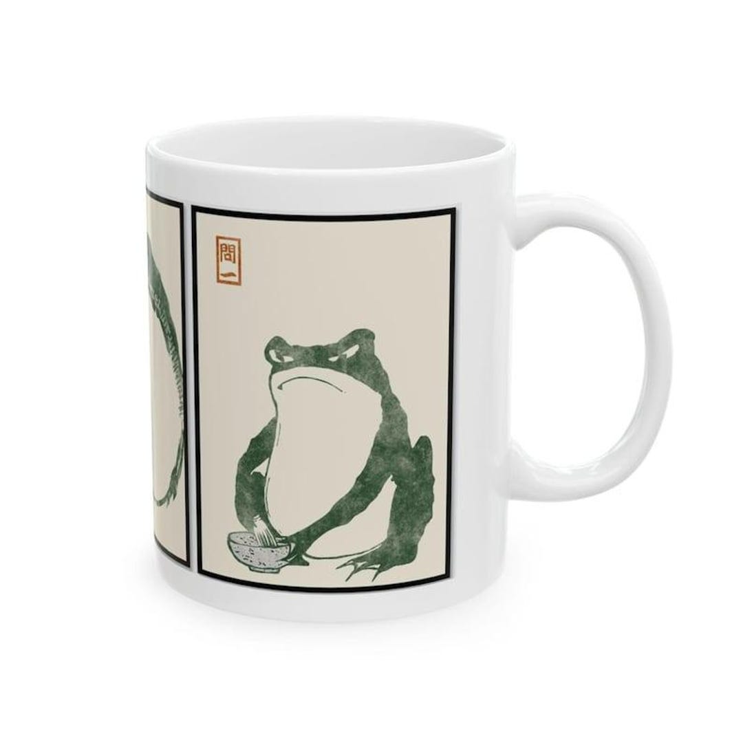 Matsumoto Hoji Frog Mug PNG – Cottagecore & Goblincore Sublimation ...