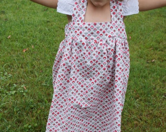 Flutter Sleeve,  Bow Back Dress and Tunic: Happy Blossom