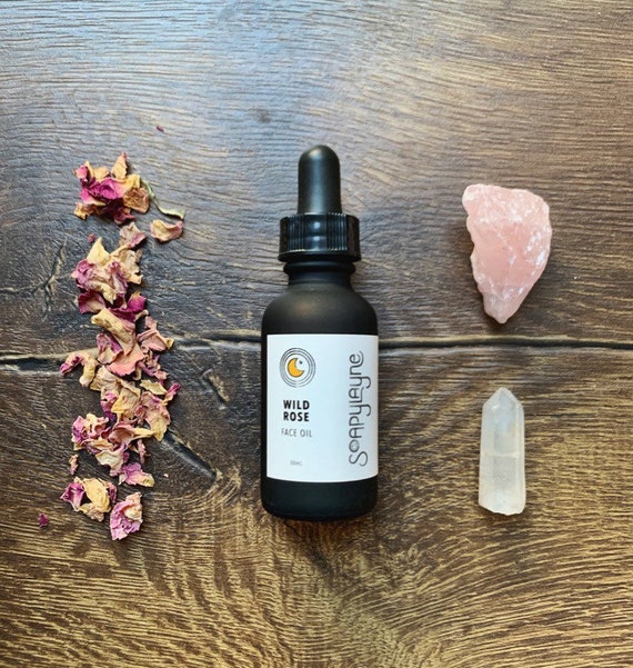 Face Oil Wild Rose Facial Serum Rosehip Calendula Flower Etsy