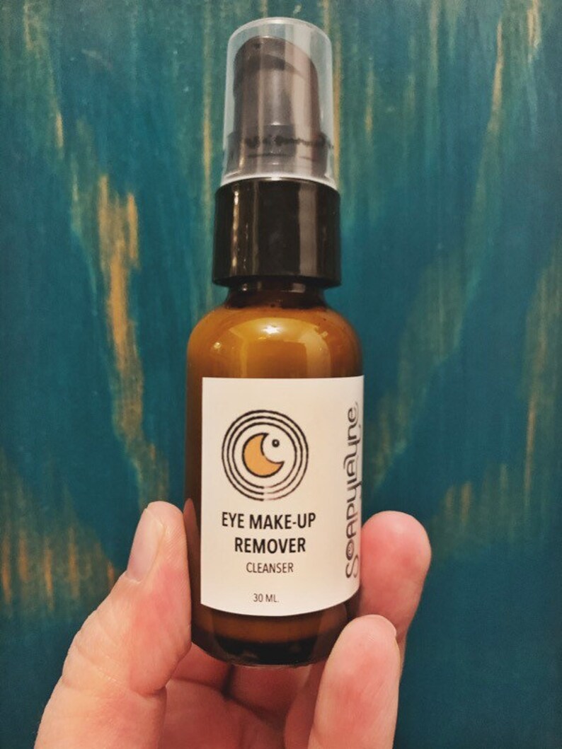 EYE MAKEUP REMOVER argan oil cornflower vegan makeup Etsy