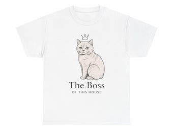 Sittande katt "Bossen" T-shirt