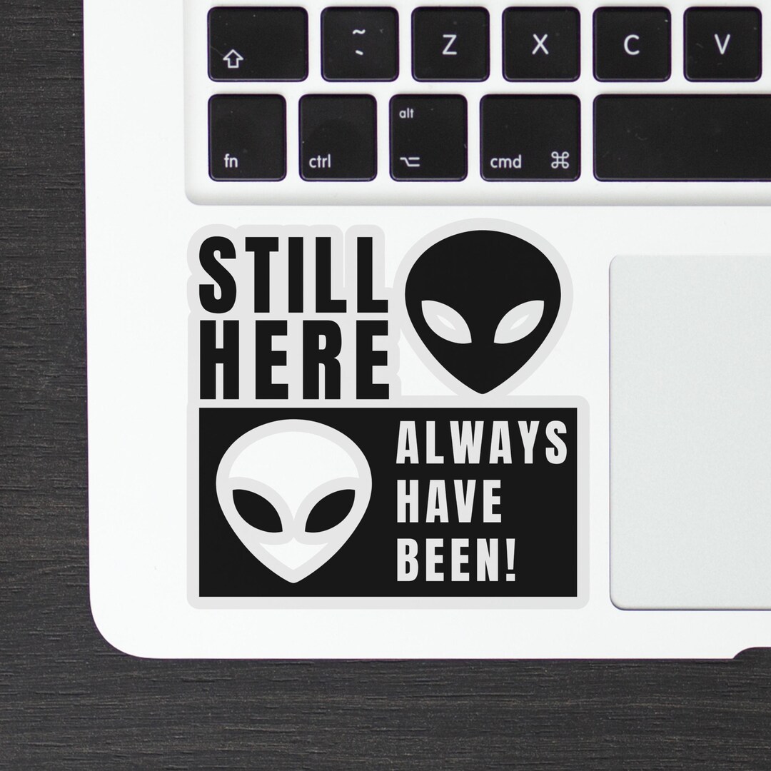 Outdoor Die-cut Alien Sticker | Ancient Aliens | Conspiracy Sticker ...