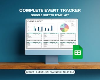 Event Planner Google Sheets Spreadsheet Party Wedding Baby Shower Organizer (Digital Download)