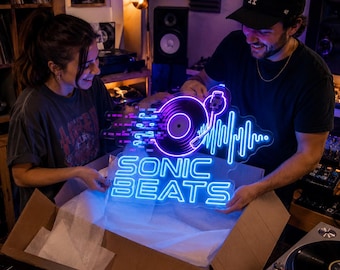 Custom  Neon Logo Sign, UV Printing Acrylic Business Logo Light Box