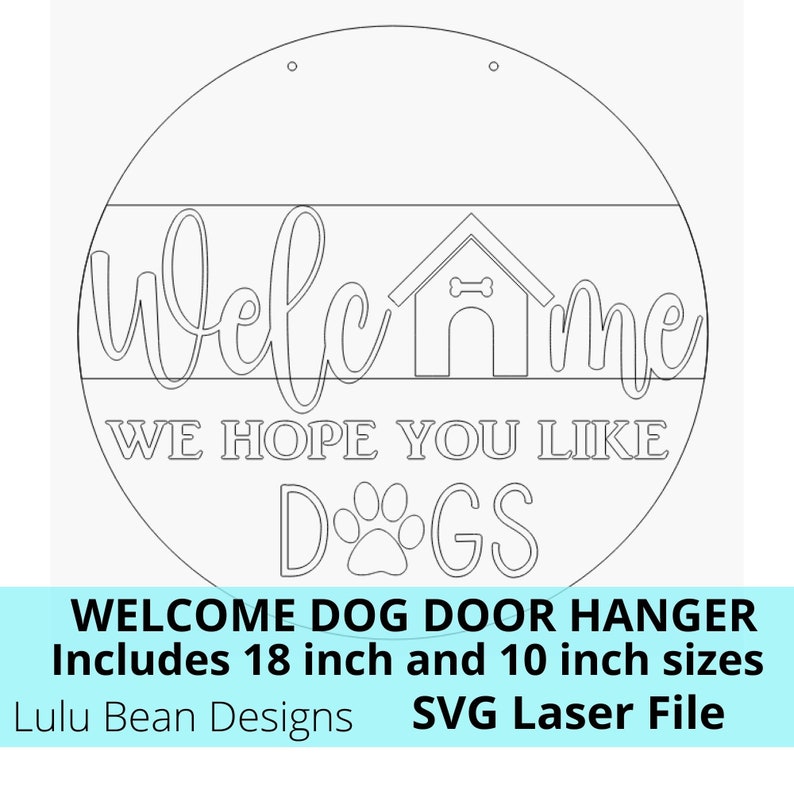 Download Welcome Hope you like Dogs SVG file Circle Round Sign ...