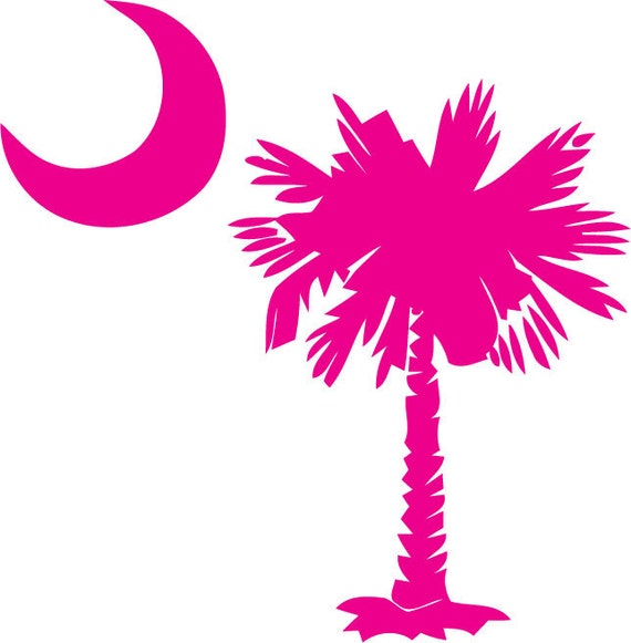 South Carolina Palmetto Decal Sticker | Etsy