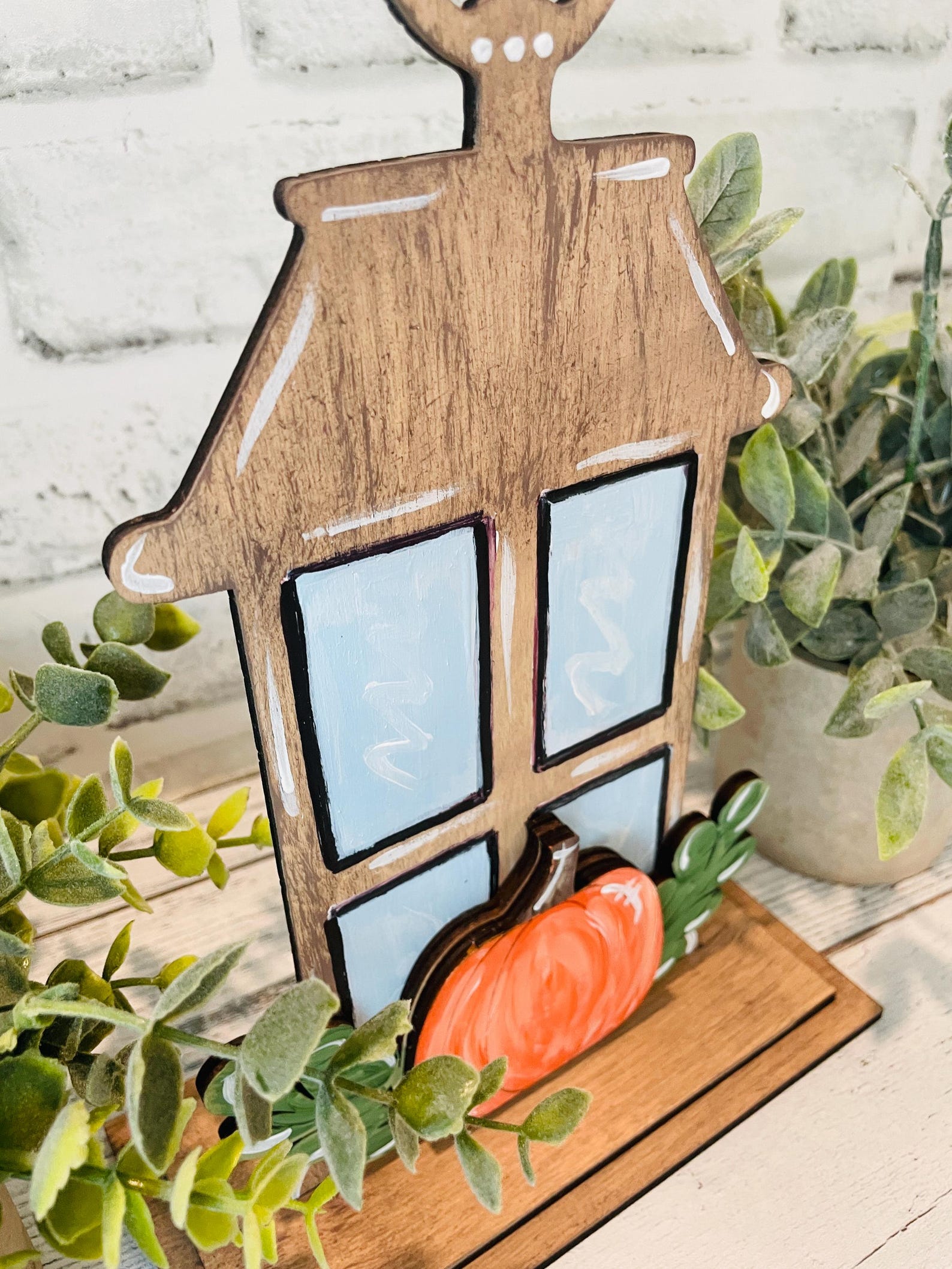 Fall Lantern Shelf Sitter Pumpkin Sign Box DIY Paint Kit SVG Digital ...