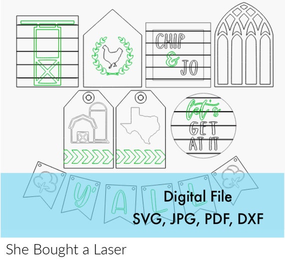 Digital Cut File Tiered Tray Adobe Illustrator Farmhouse Set Silhouette Svg Cricut Pdf Laser Cut File Inkscape Clip Art Image Files Papercraft Silviabugner Com