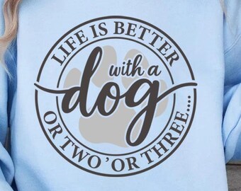 Hondenliefhebber quote SVG – shirtontwerp grappige moeder (PNG, digitale download SVG
