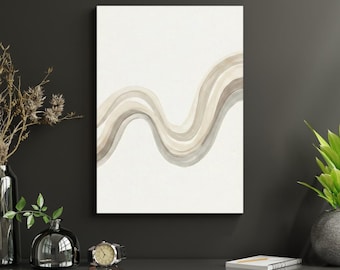 Abstract Lines Art Print, Modern Home Decor, Boho Minimalist Decor (Digital Download)
