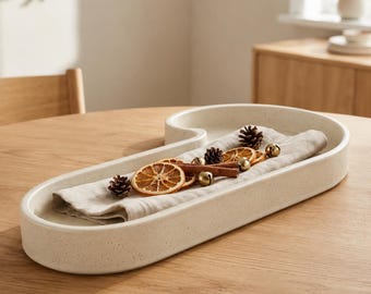 Candy Cane Tray Pottery Template: Handmade Slab Building PDF (Digital Download)