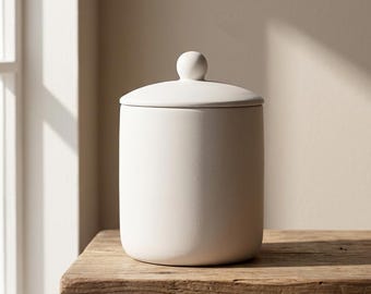 Szablon ceramicznego pojemnika na słoik | Wzór na ceramikę płytową (pobierz plik PDF)