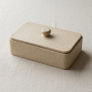 バター皿の型紙｜DIYスラブ陶芸｜印刷可能なPDFパターン