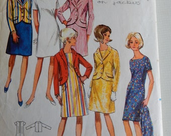 Pattern 1960s Frock Women's Genuine Vintage