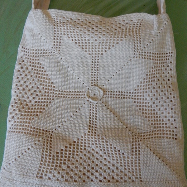 Bag, Reusable Shopping Tote Handmade