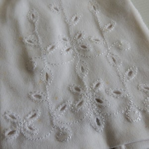 Gloves, Child size, White Cotton, Genuine Vintage