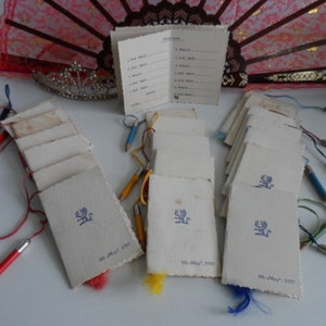 Tarjetas de baile: Varias Melbourne 1937