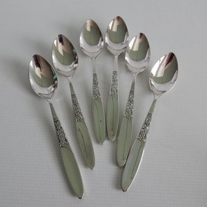 Lepels, koffiemaat, set van 6, echt vintage