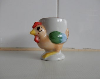 Egg Cup, Chicken , Rooster, Genuine Vintage