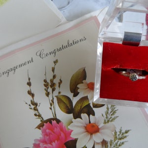 Engagement card, Genuine vintage.
