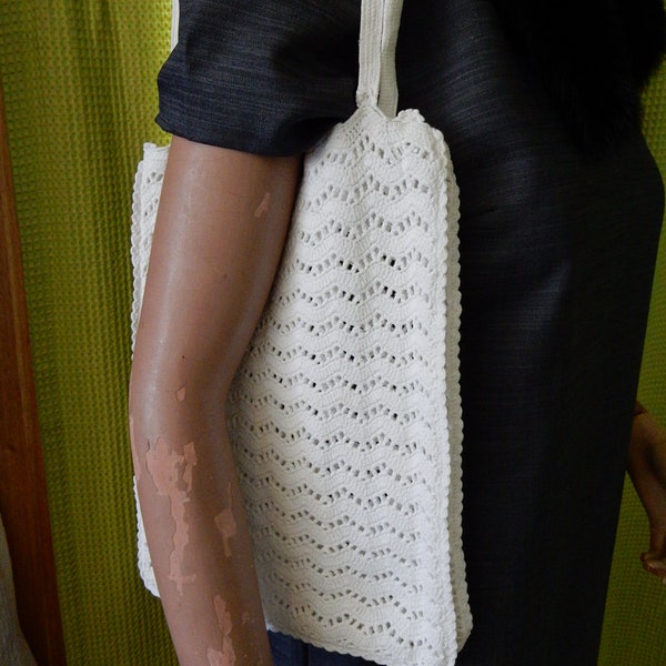 Bag, Reusable Shopping Tote Handmade